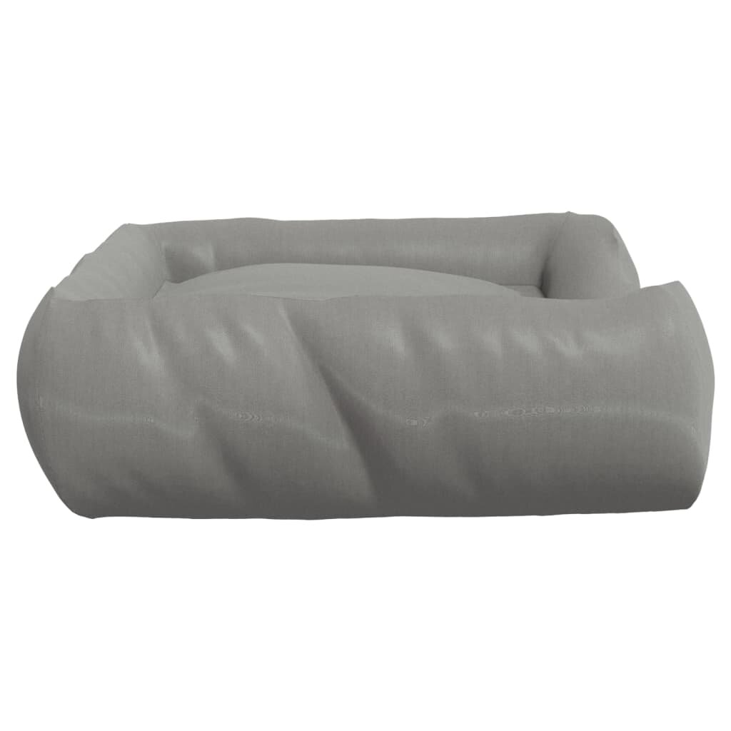 hondenmand met kussens 75x58x18 cm oxford stof grijs