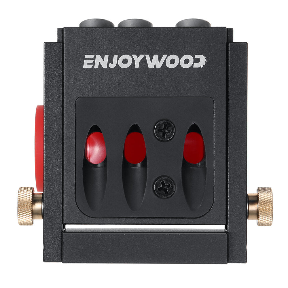 enjoywood xk4 pocket hole jig kit aluminium verstelbare houtbewerking boorgids voor schuine gaten met boor