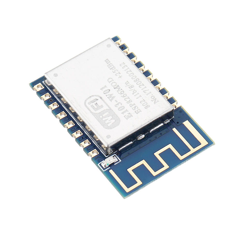 e103-w01 wifi esp8266ex 2.4 ghz 100 mw pcb-antenne iot uhf draadloze transceiver esp8266 zender en ontvanger rf module
