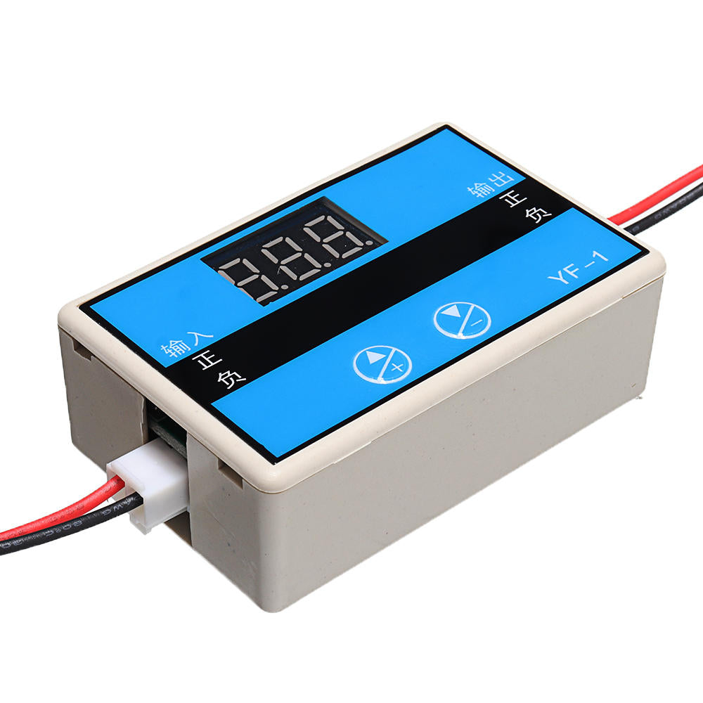 yf-01 dc overstroomuitschakelbeveiliging protectordetectie voor motorblokkades en stops rotatiestroombewaking 0.01-9.99a met digitaal display