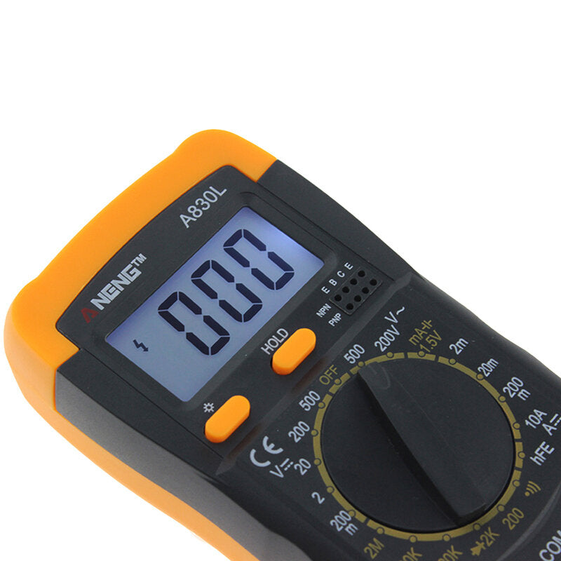 aneng a830l digitale multimeter dc ac-spanning diode freguency transistor tester