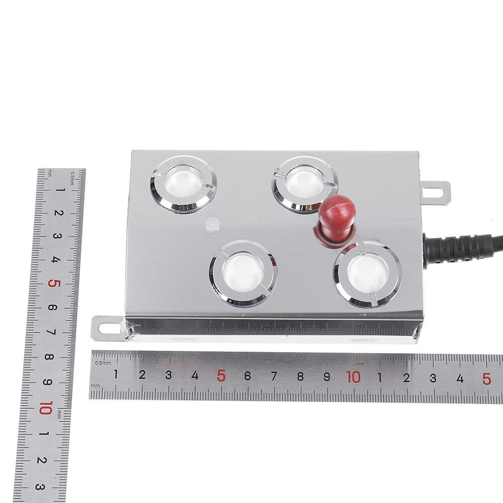 dc 48v 4 hoofd luchtbevochtiger ultrasone industriële mist maker fogger fog maker voor paddestoel fokkerij kas voor hydrocultuur