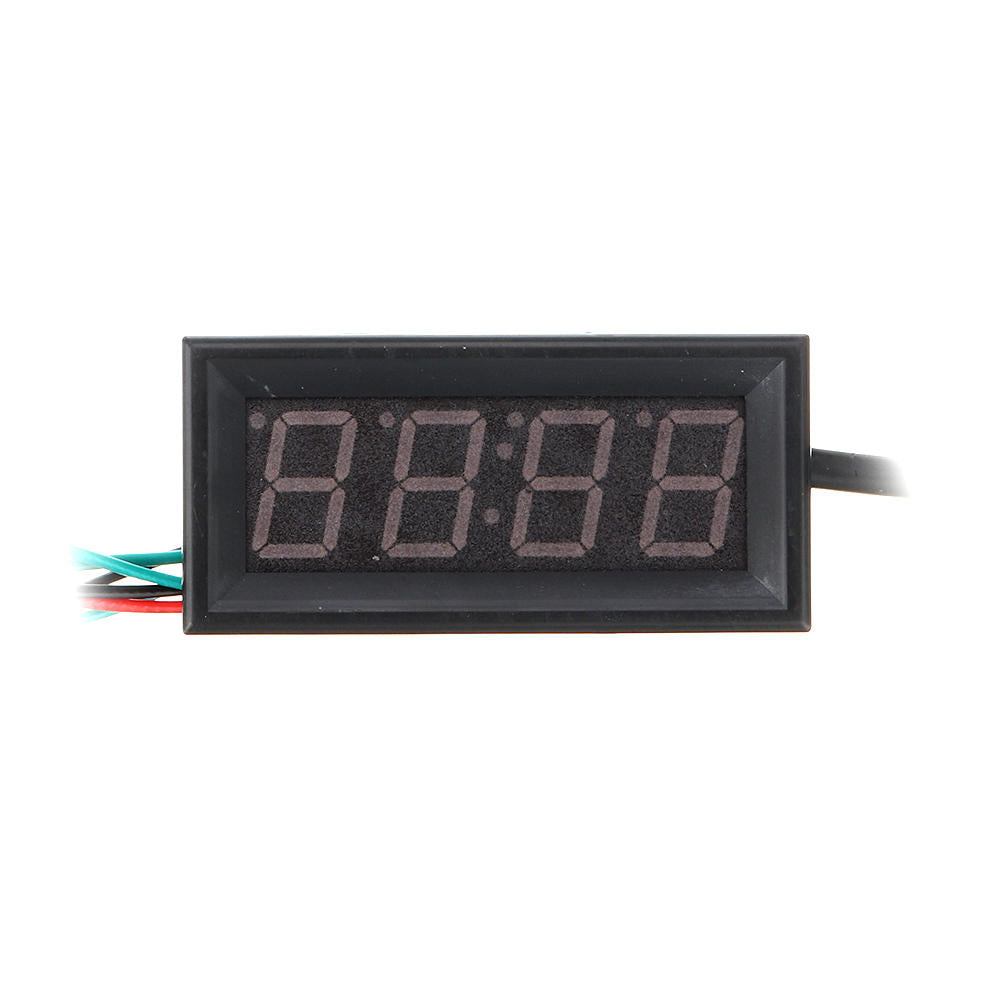 0.56 inch 200v 3-in-1 tijd + temperatuur + voltage display met ntc dc7-30v voltmeter zwart horloge klok digitale tube