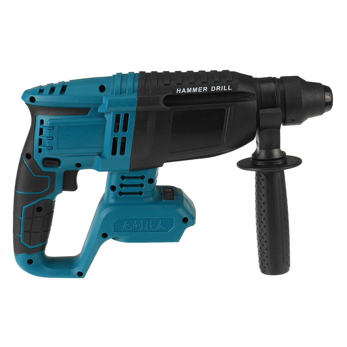 1100w elektrisch hammer draadloze handheld borstelloze slag hammer boor voor 18v makita-batterij