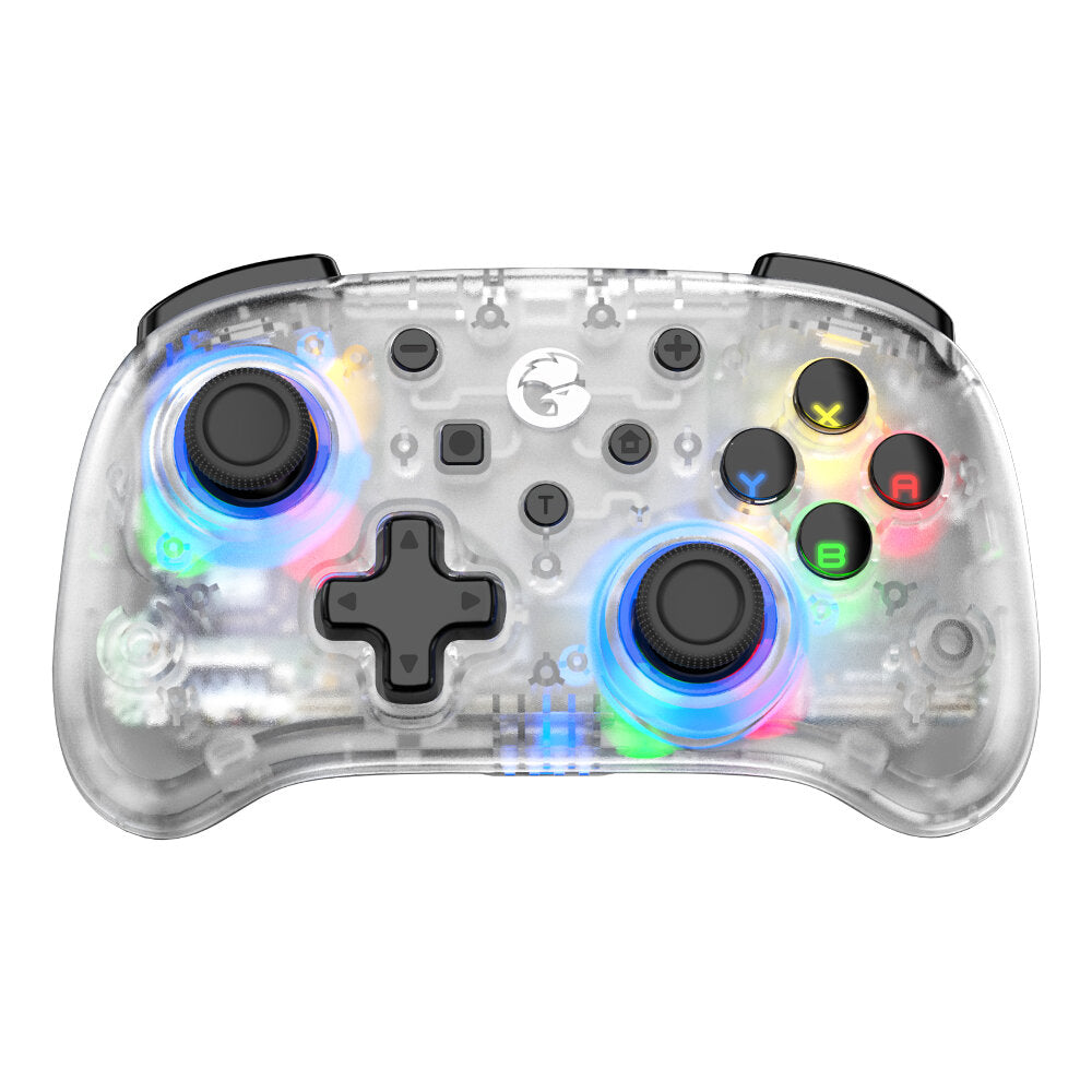 gamesir t4 mini wireless wired bluetooth rgb light game controller gamepad met turbo voor switch android voor ios windows