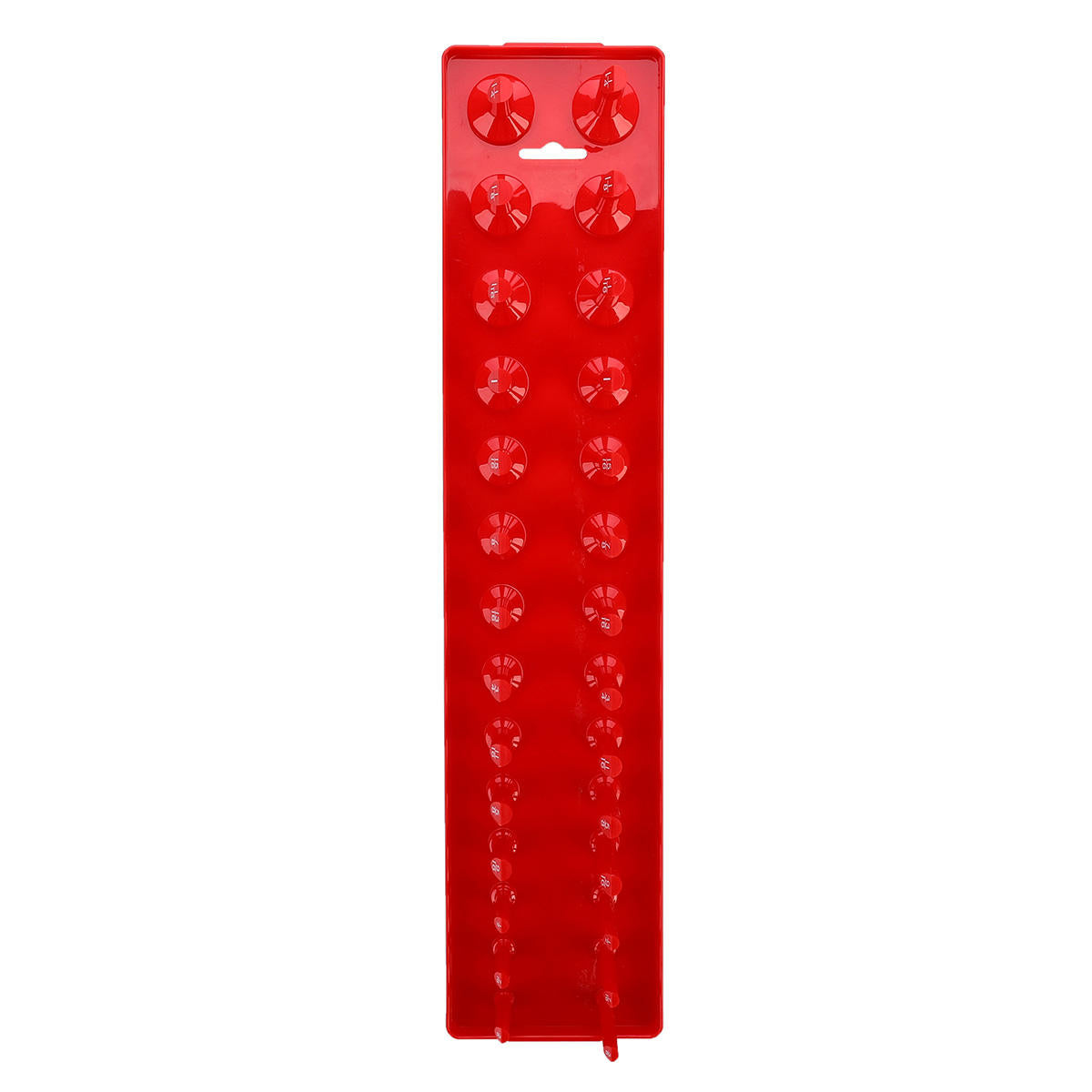 1/2 inch rit 28 slot socket rack opslag rail lade houder plank organisator stand machines onderdelen