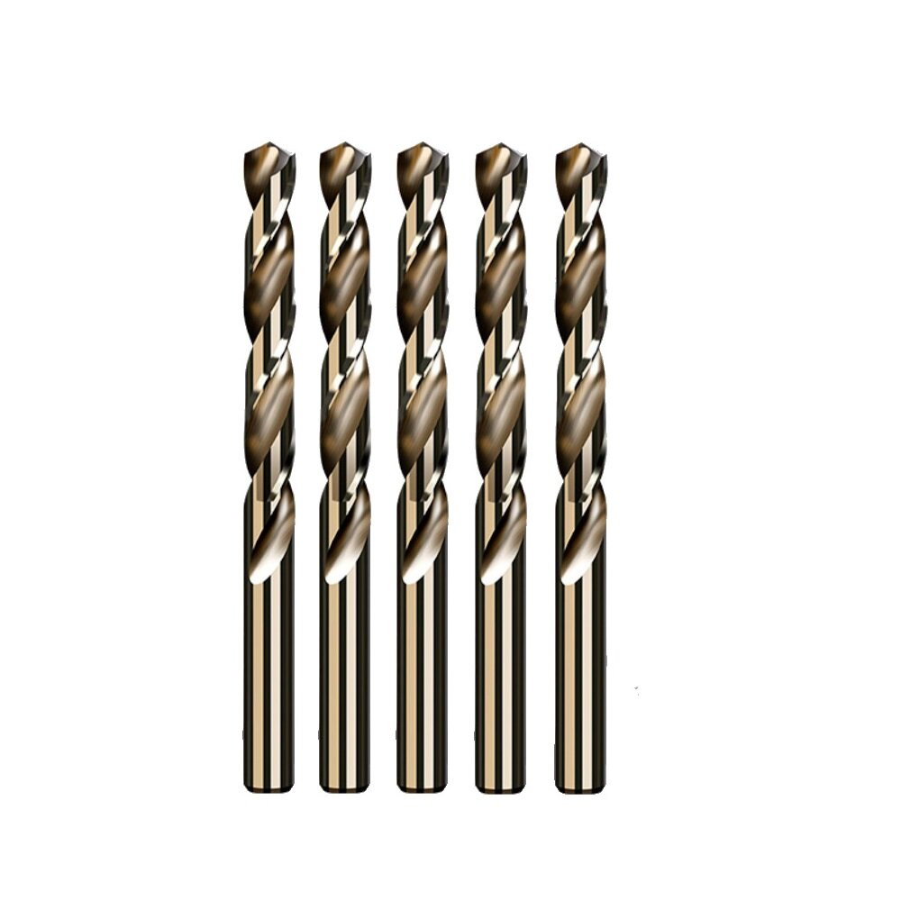 5 stuks 9 / 9.5 / 10mm kobalt hoge snelheid stalen boor voor rvs houtbewerking m35 twist boor boorgat cutter metaal boren