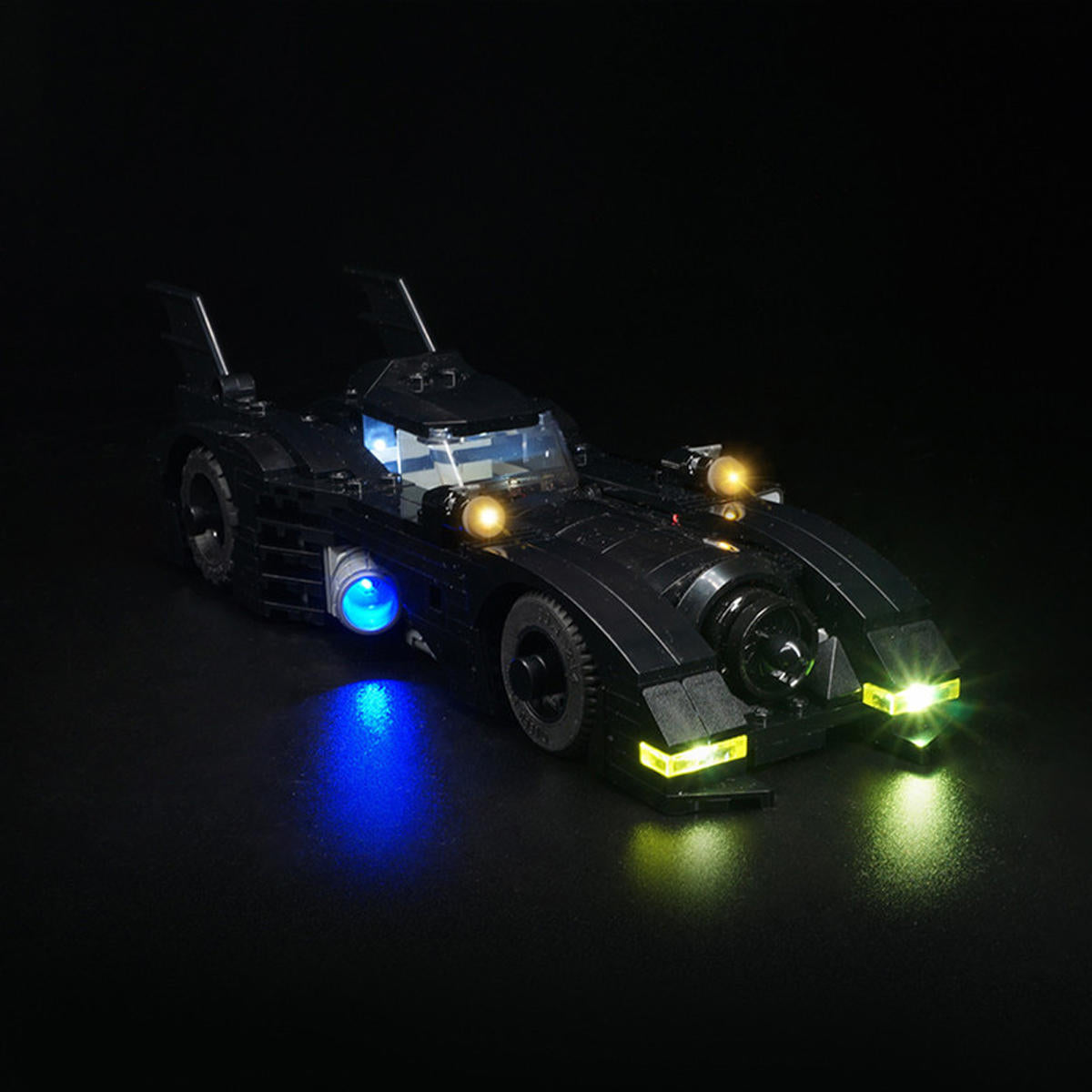 dhz led-lichtverlichtingsset alleen voor lego 40433 1989 batmobile mini-versie autobaksteen