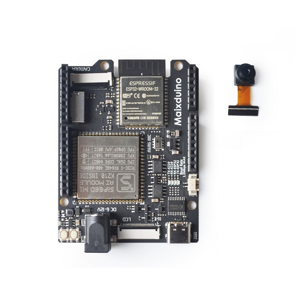sipeed maixduino ai development board k210 risc-v ai + lot esp32 compa ...