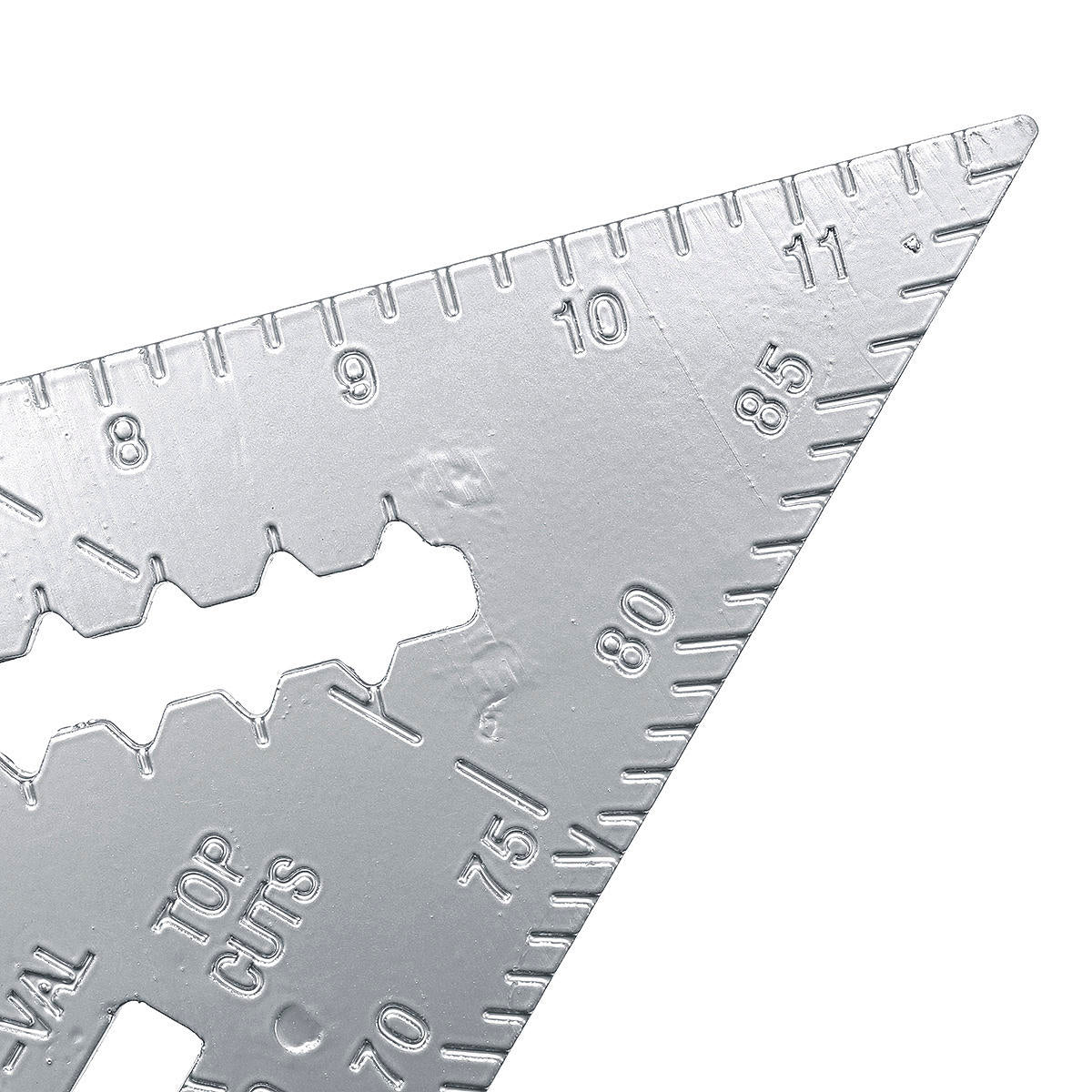12 inch aluminium haakse driehoek liniaal gradenboog framing meetinstrumenten