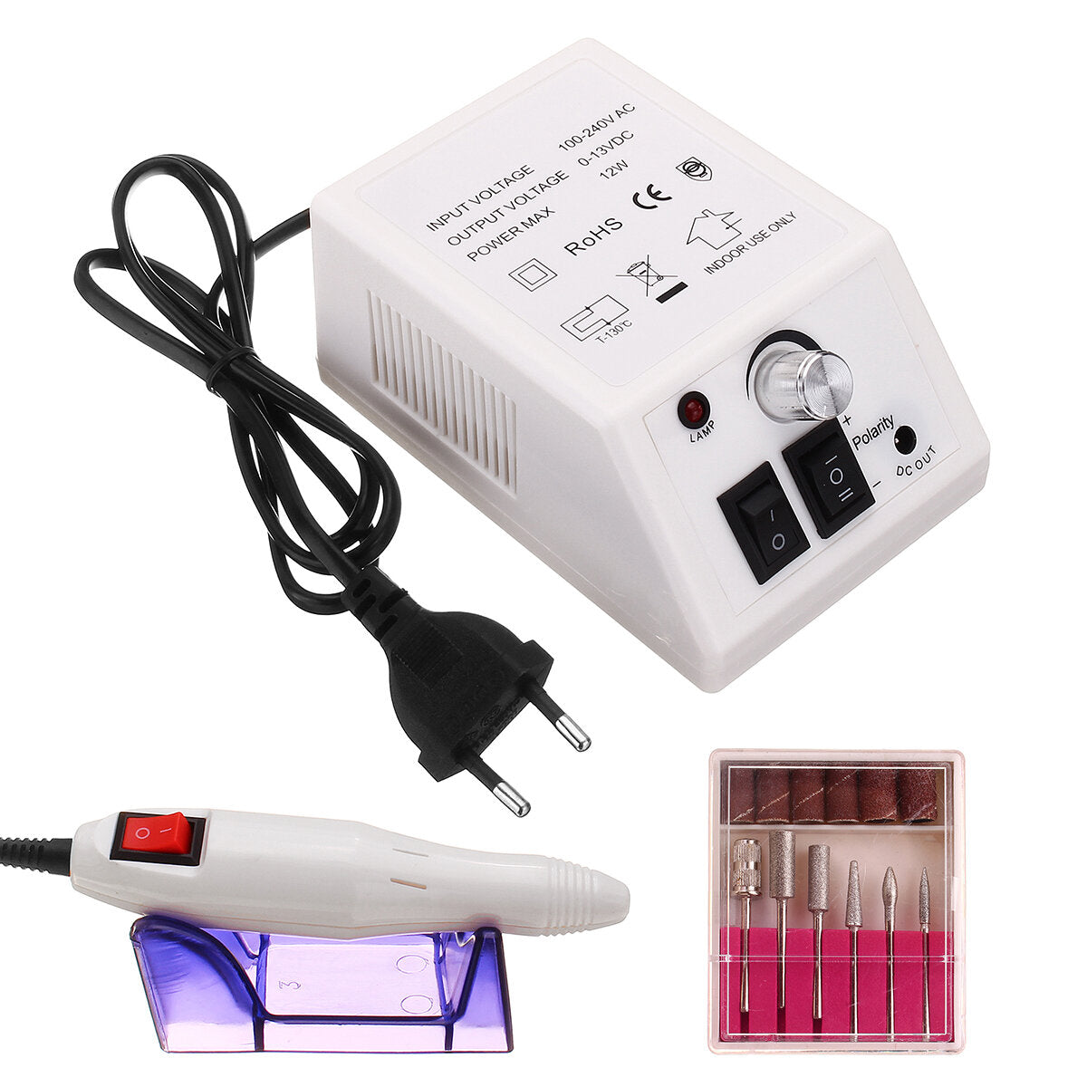 professionele elektrische nagel polijstmachine bestand boor manicure pedicure machine tools