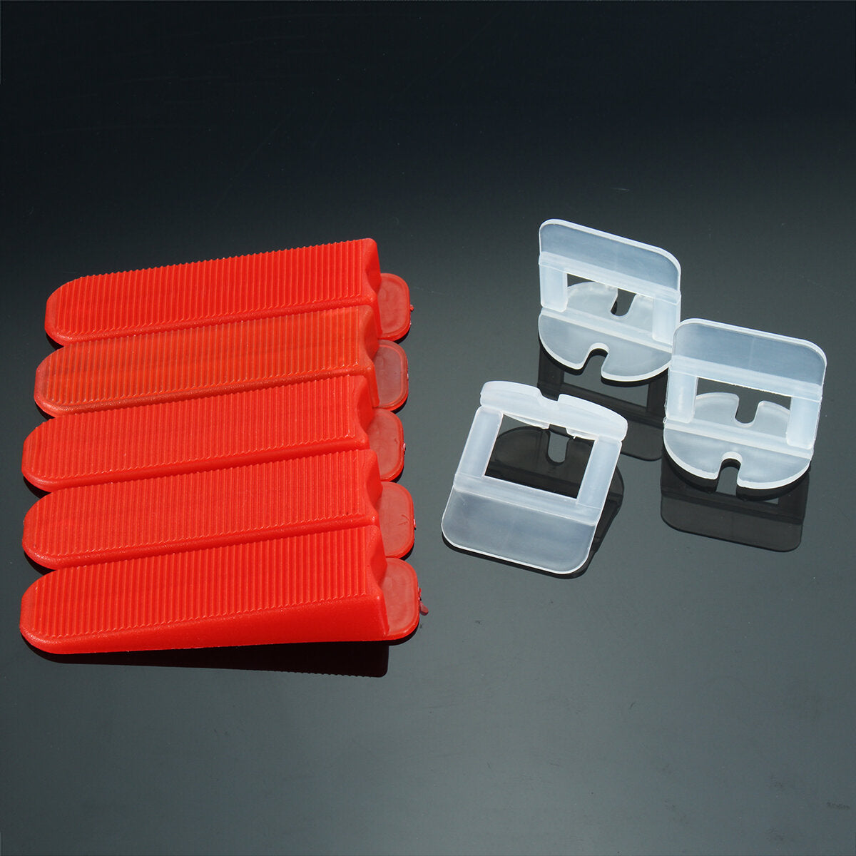 100 stuks pvc tegel nivellering wedge tegel spacers voor tegel oppervlak-levelsysteem