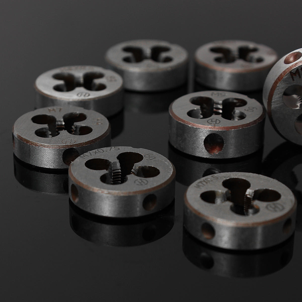 m10 m11 metrische rechtse draad gelegeerd staal matrijssleutel 0.5-1.5 mm
