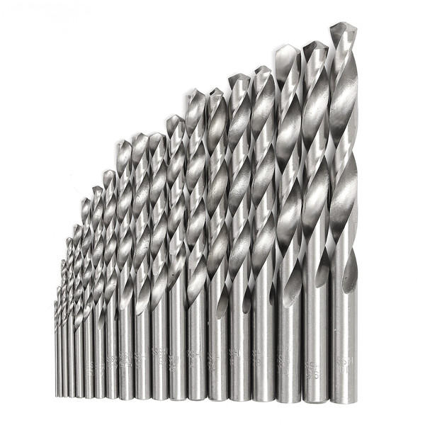 19-delige hss-spiraalboorset van 1.5 mm tot 10 mm