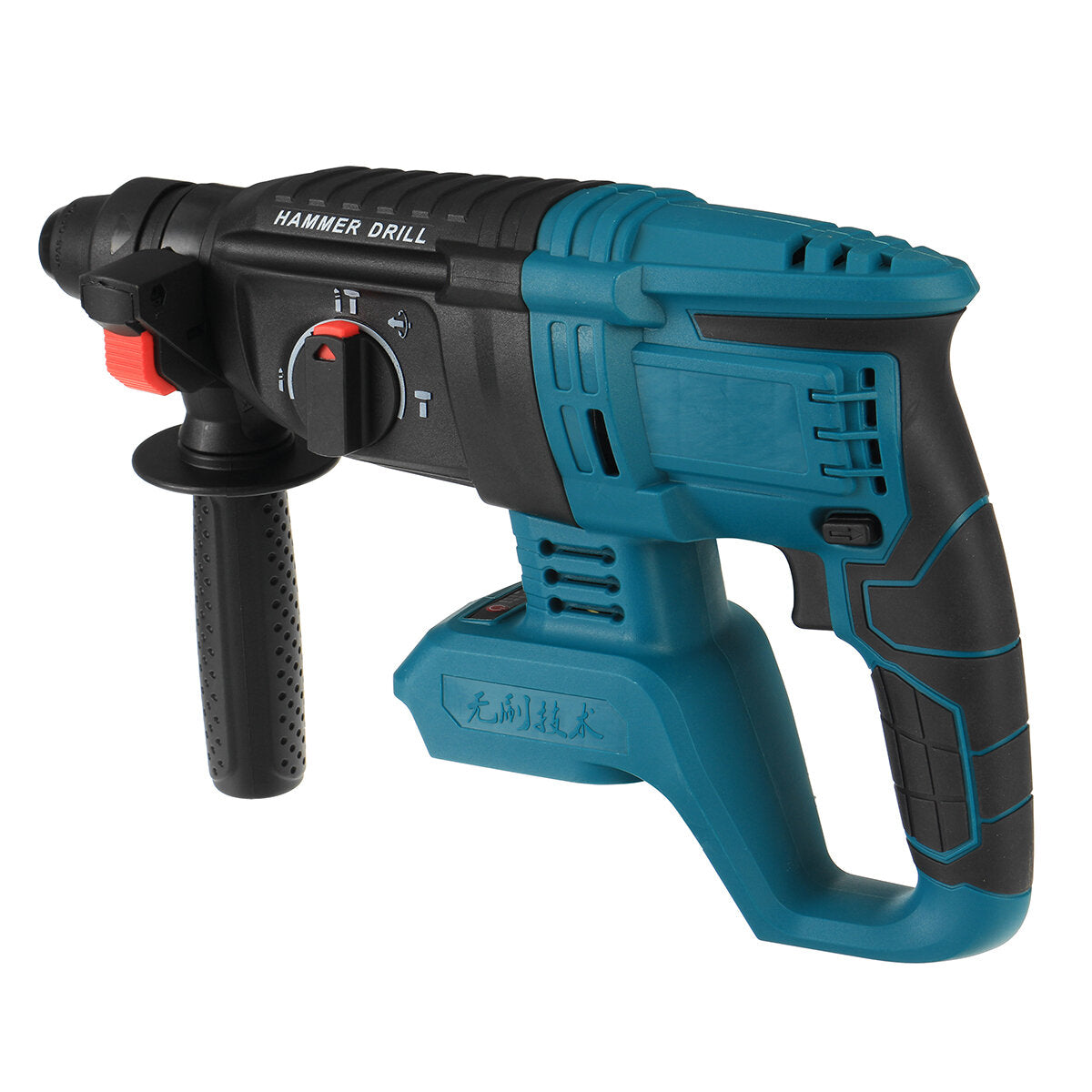 1100w elektrisch hammer draadloze handheld borstelloze slag hammer boor voor 18v makita-batterij