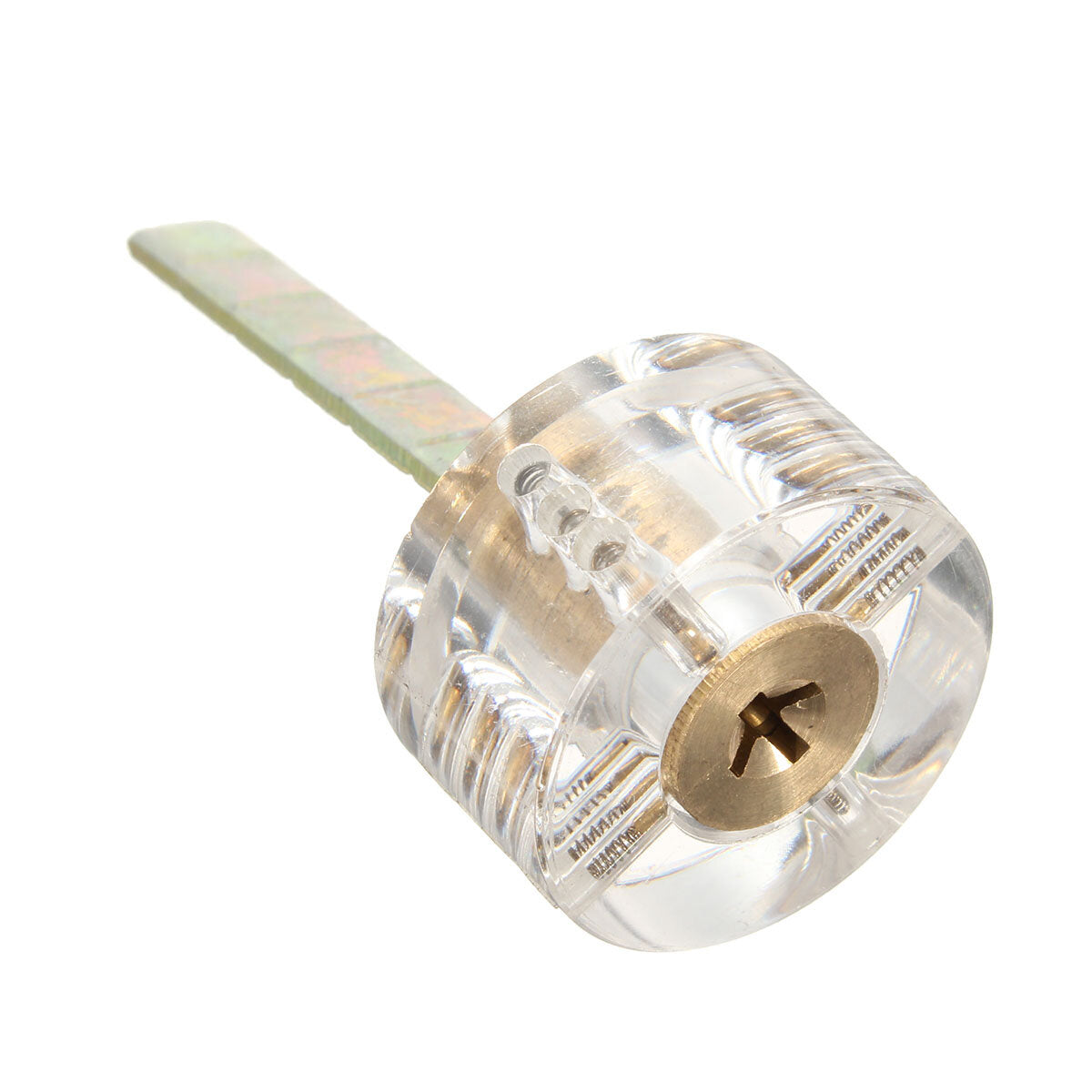 6.2x2.8 cm transparante metalen slotenmaker transparante praktijk cross lock