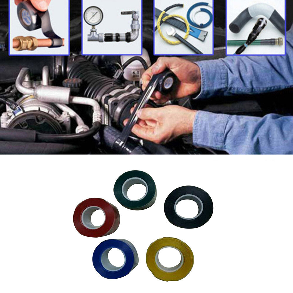 2.5 cm x 3 m waterdichte siliconen plakband pijp reparatie tape zelf fixable tape stop lek seal isolerende tape boding rescue tape
