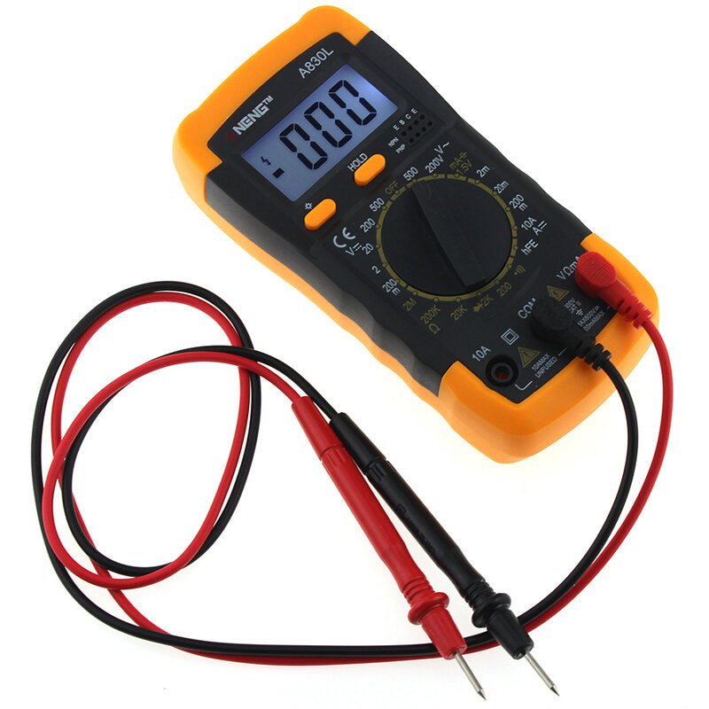 aneng a830l digitale multimeter dc ac-spanning diode freguency transistor tester