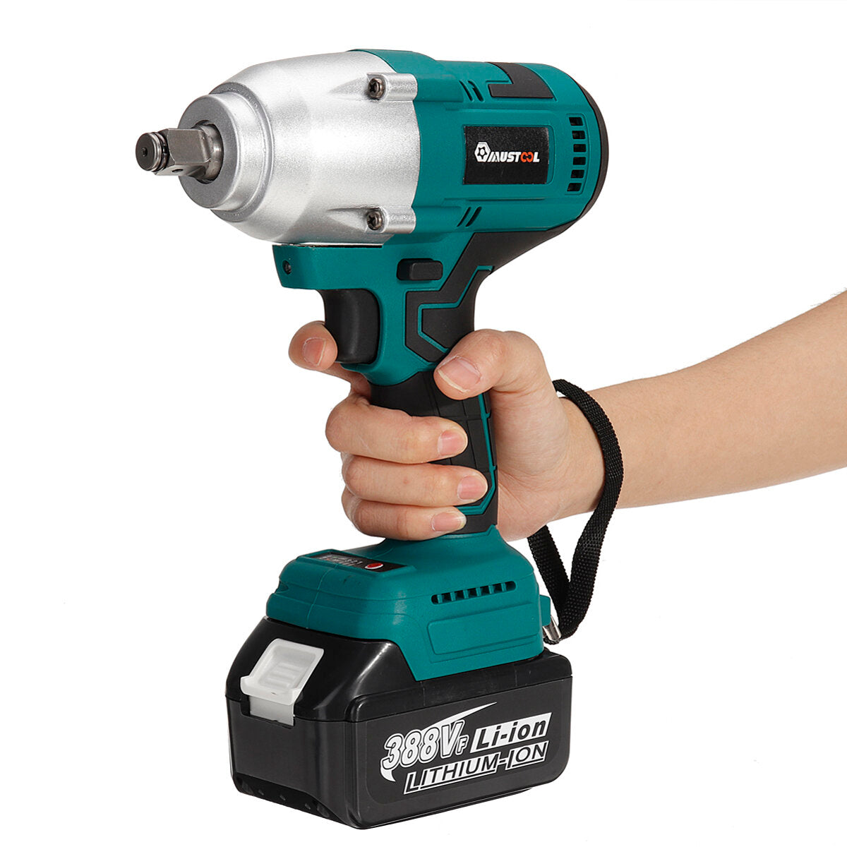 1600n.m 6200rpm borstelloze elektrische slagmoersleutel 1/2inch dopsleutel forward lock switch met/zonder batterij