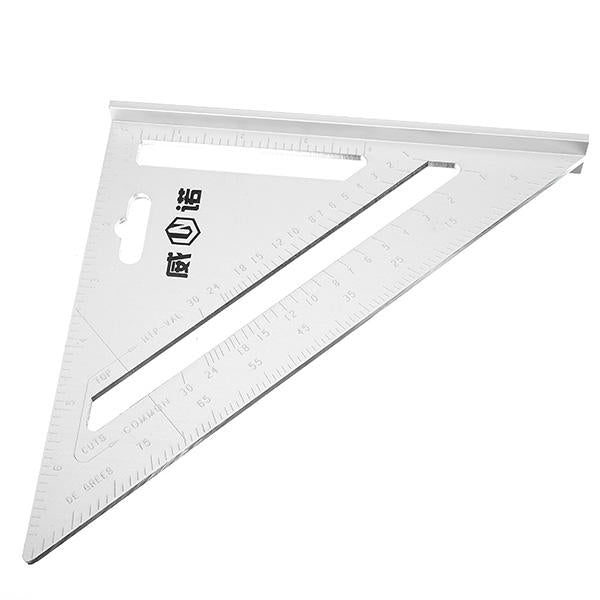 200mm aluminiumregelaar speed square protractor mitre framing measuring tool