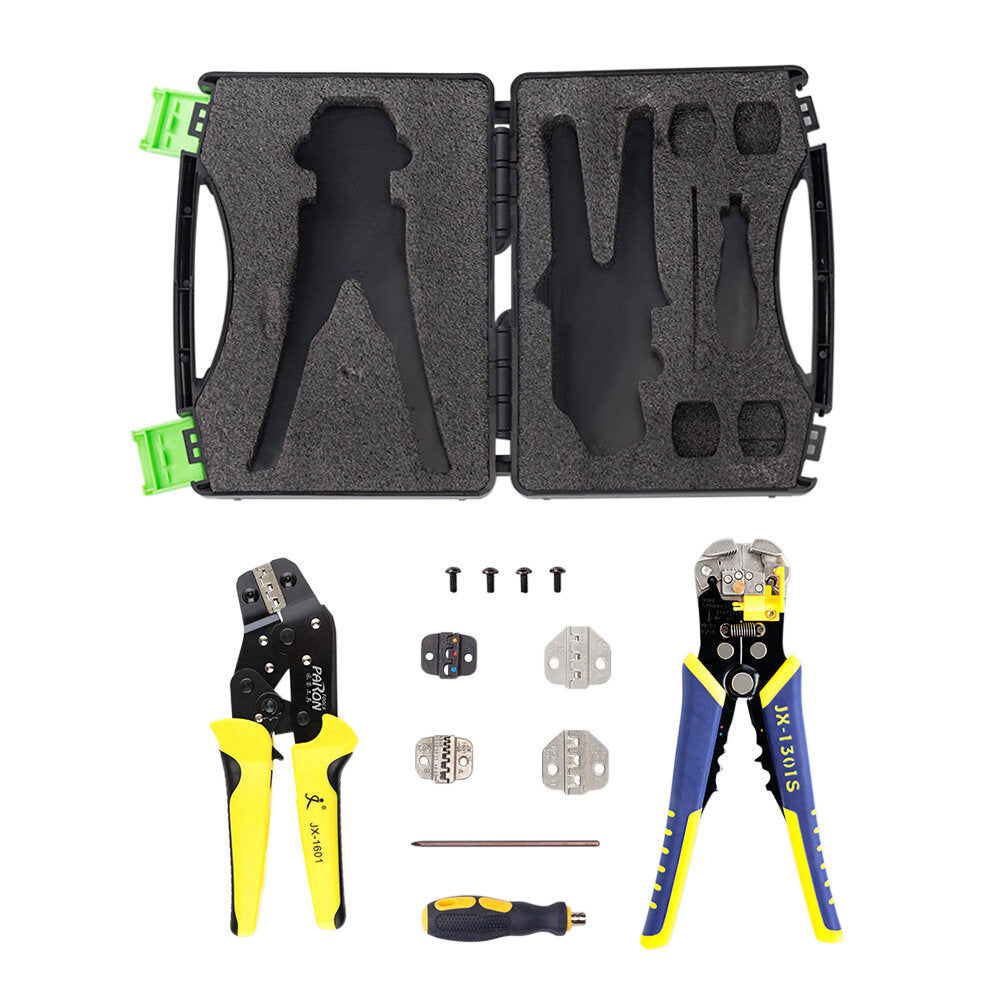 paron jx-d5301 multifunctionele krimptang met ratel draadstrippers terminals tangenset