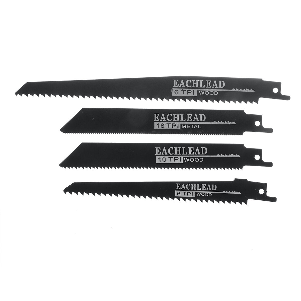 3000 rpm 4000 mah elektrische zaag draadloze oplaadbare handheld reciprozaag hout cutter w / 4 stuks zaagbladen & 2 stuks batterij