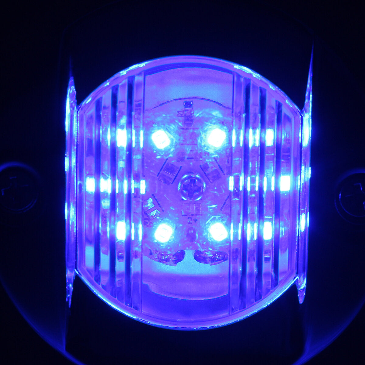 12v led 2835 round stern spiegellichten voor boot marine ingebed montage roestvrij staal