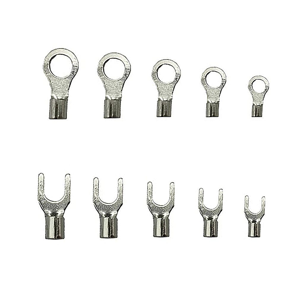 320 stuks krimptang en tang set 10 in 1 u-vormige o-vormige koudgeperste terminal set draad connector splicing terminal kit