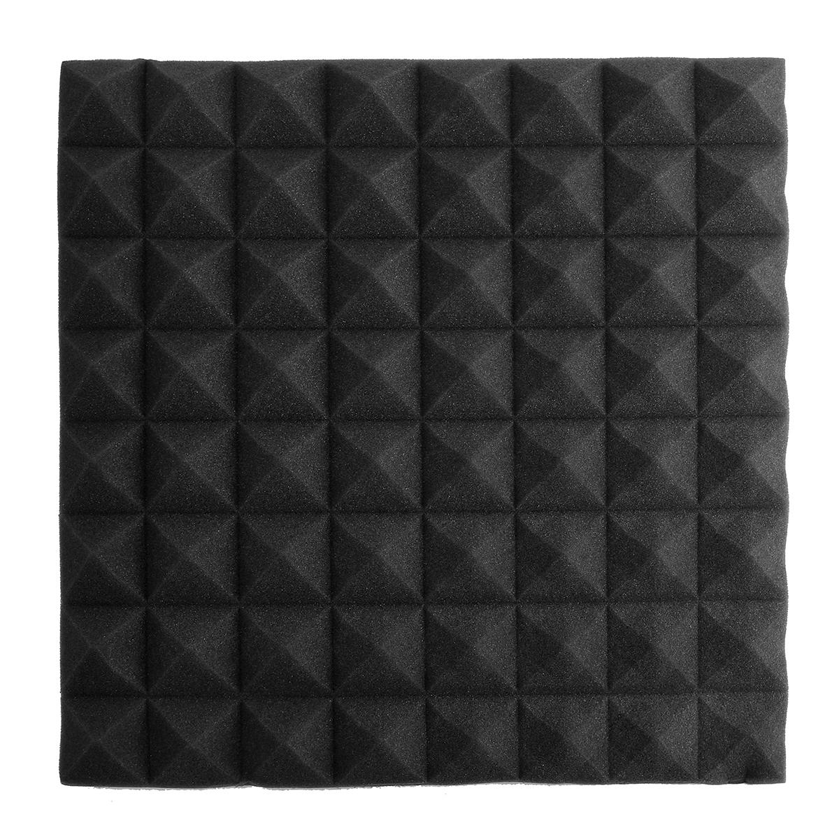 6 stuks akoestisch schuim behandeling geluiddicht geluidsabsorberende lawaai spons studio kamer absorptie wedge tegels schuim