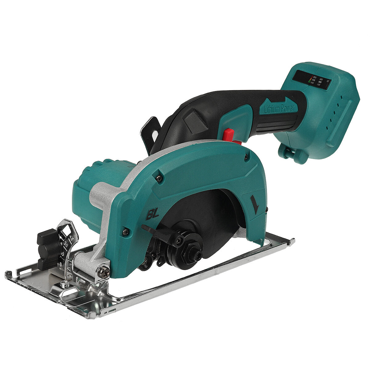 132/150mm draadloze elektrische cirkelzaag gebogen snijden verstelbare afkortzaag voor houtbewerking fit makita 18v batterij