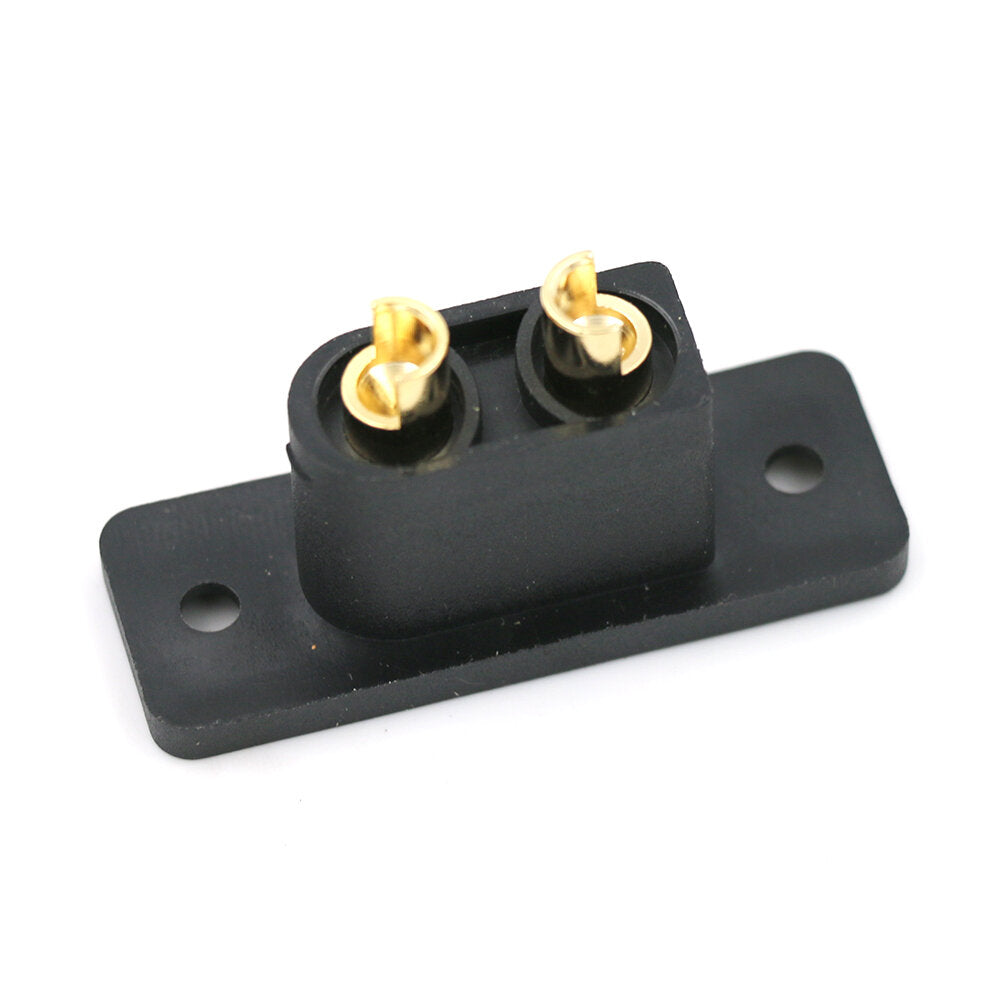 amass xt90e-m messing vergulde batterij plug vaste zwarte xt90e mannelijke connector voor rc elektrische voertuig balans auto