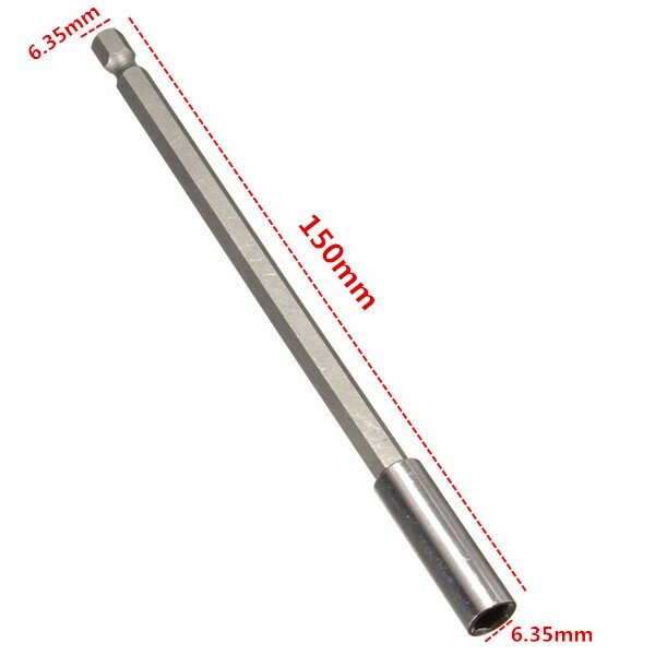 1/4 inch hex shank magnetische bithouder schroevendraaier bitverlenging tip bar 60mm/100mm/150mm