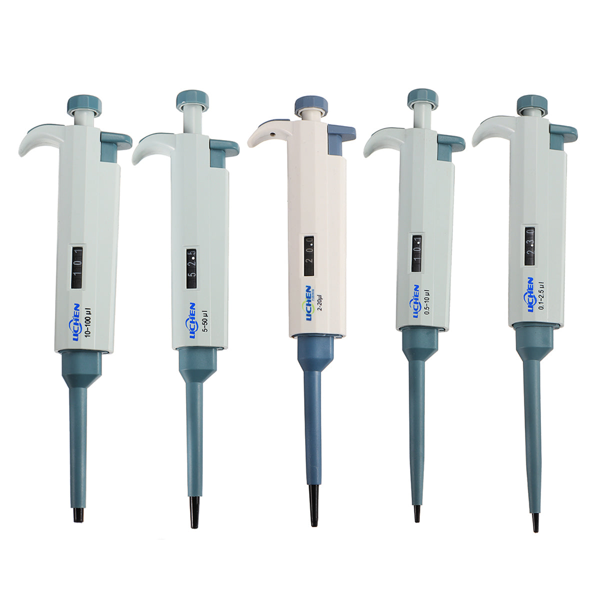 Pipetteer, Enkelkanaals handmatige verstelbare pipet 2-10 ml pipet 0,1