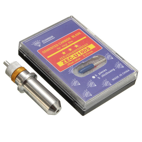 15 stuks 30/45/60 graden vinyl cutter blade voor roland snijplotter met houder: