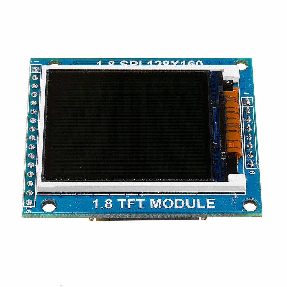 1.8 inch 128x160 ili9163/st7735 tft lcd module with pcb baseboard spi serial port