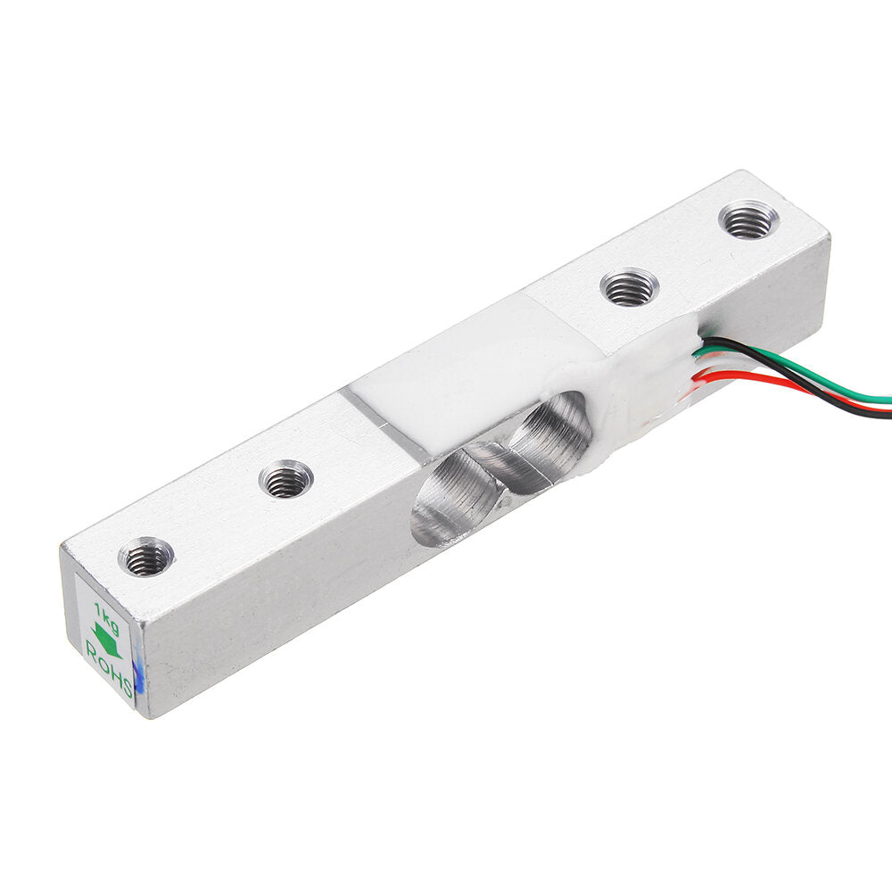 hx711 24bit ad module + 1 kg aluminium weegschaal weegsensor schakelaar load cell kit
