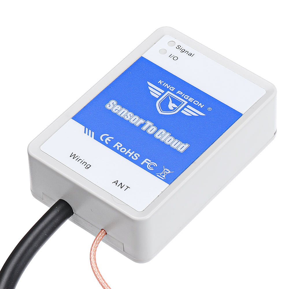 king pigeon iot 105 + ds18b20 gsm/gprs modbus rtu over tcp 1-weg ds18b20 temperatuursensor ingangssensor naar cloud-apparaat