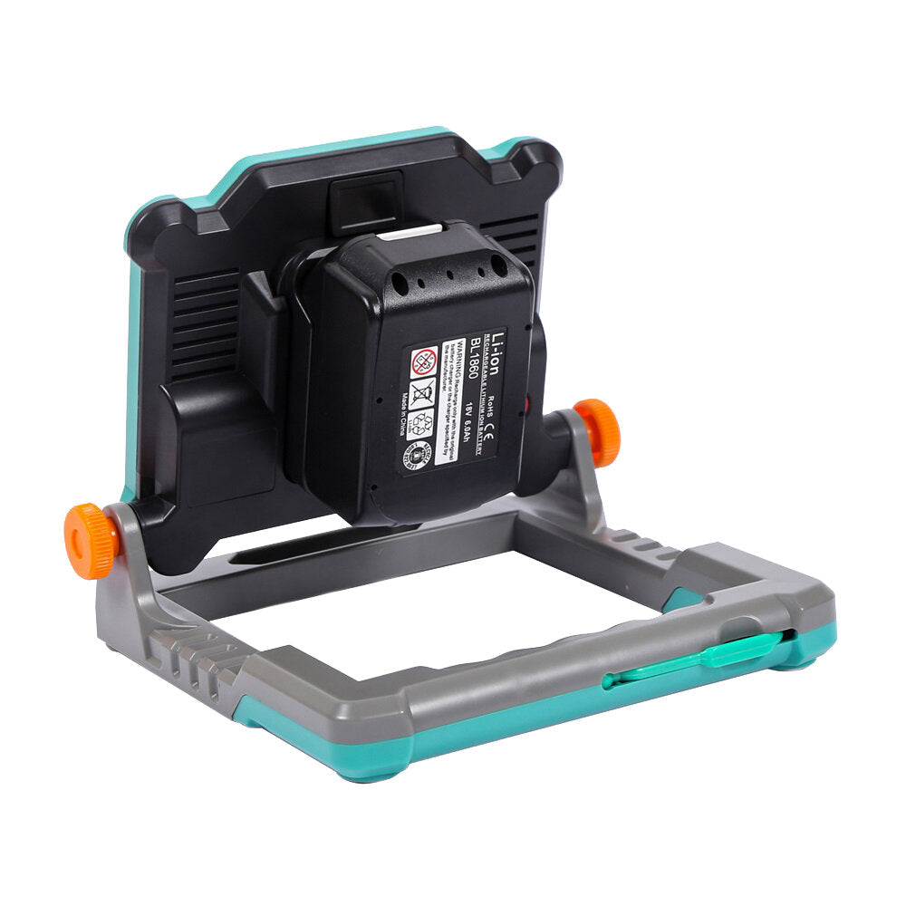 60w outdoor lithium batterij led lamp draagbare oplaadbare led verlichting voor makita bosch dewalt milwaukee 18v lithium batterij