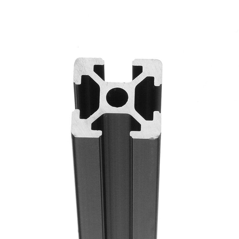 200 mm lengte zwart geanodiseerd 2020 t-sleuf aluminium profielen extrusiekader voor cnc