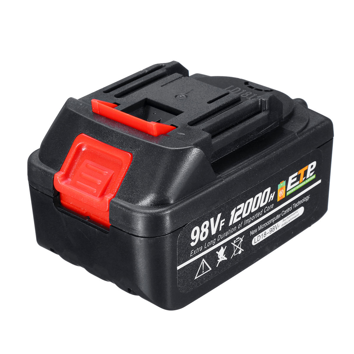 98vf 110-240v elektrische moersleutel 12000mah elektrische moersleutel tool