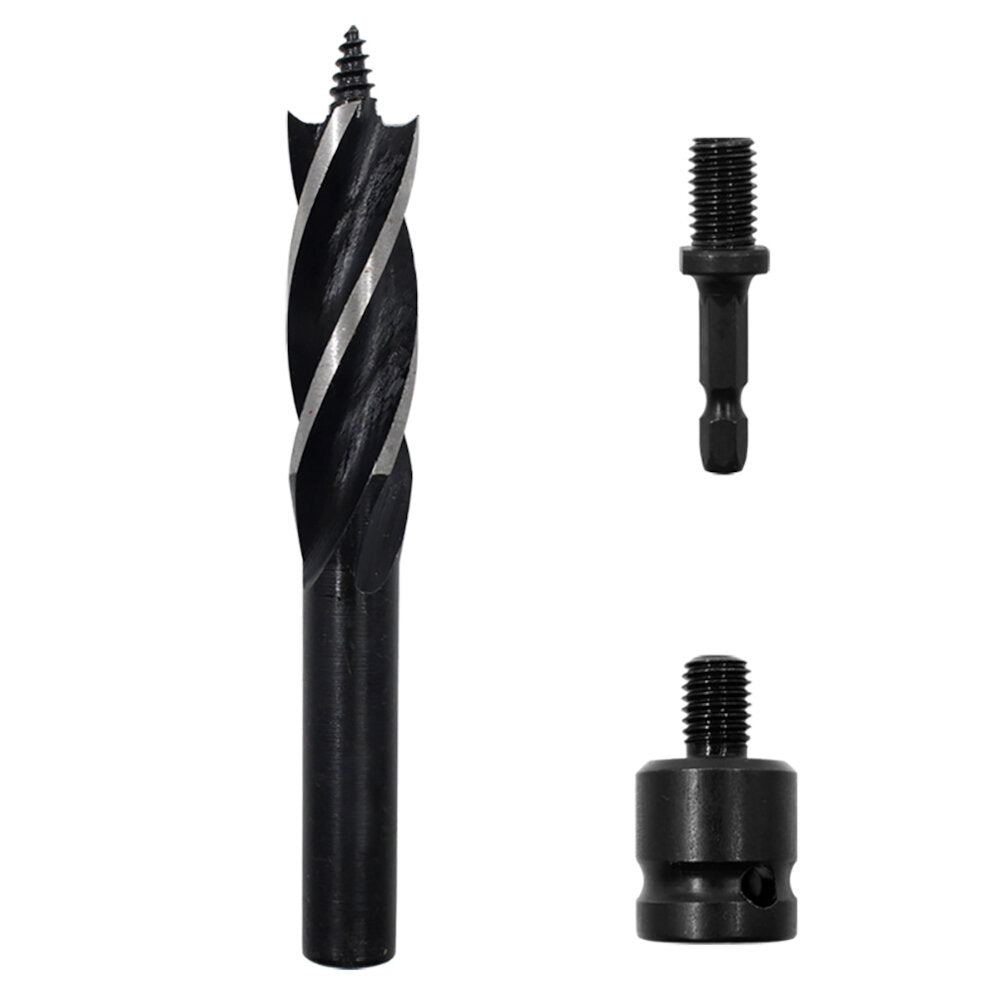 houtbewerkingssteunpuntboorkit elektrische sleutel zeshoekige / viergroefschacht tapper diepgatboor