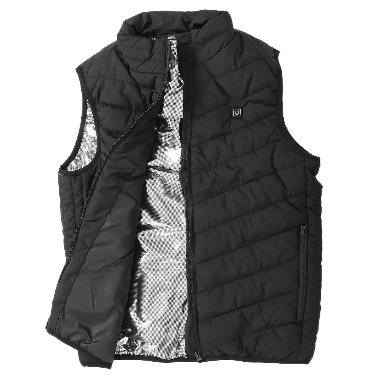 imars  enusic 9 verwarmingsmatten usb elektrisch verwarmd vest jas met korte mouwen warme body warmer pad winter thermisch