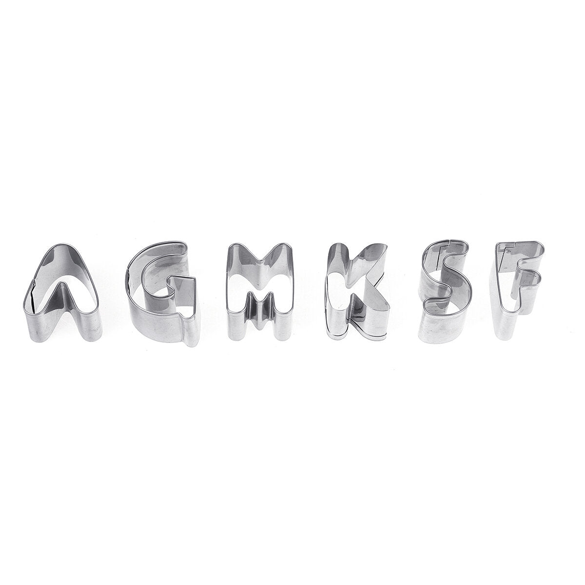 26 stuks dhz alfabet letters cookie biscuit cutters set cakevorm decoreren