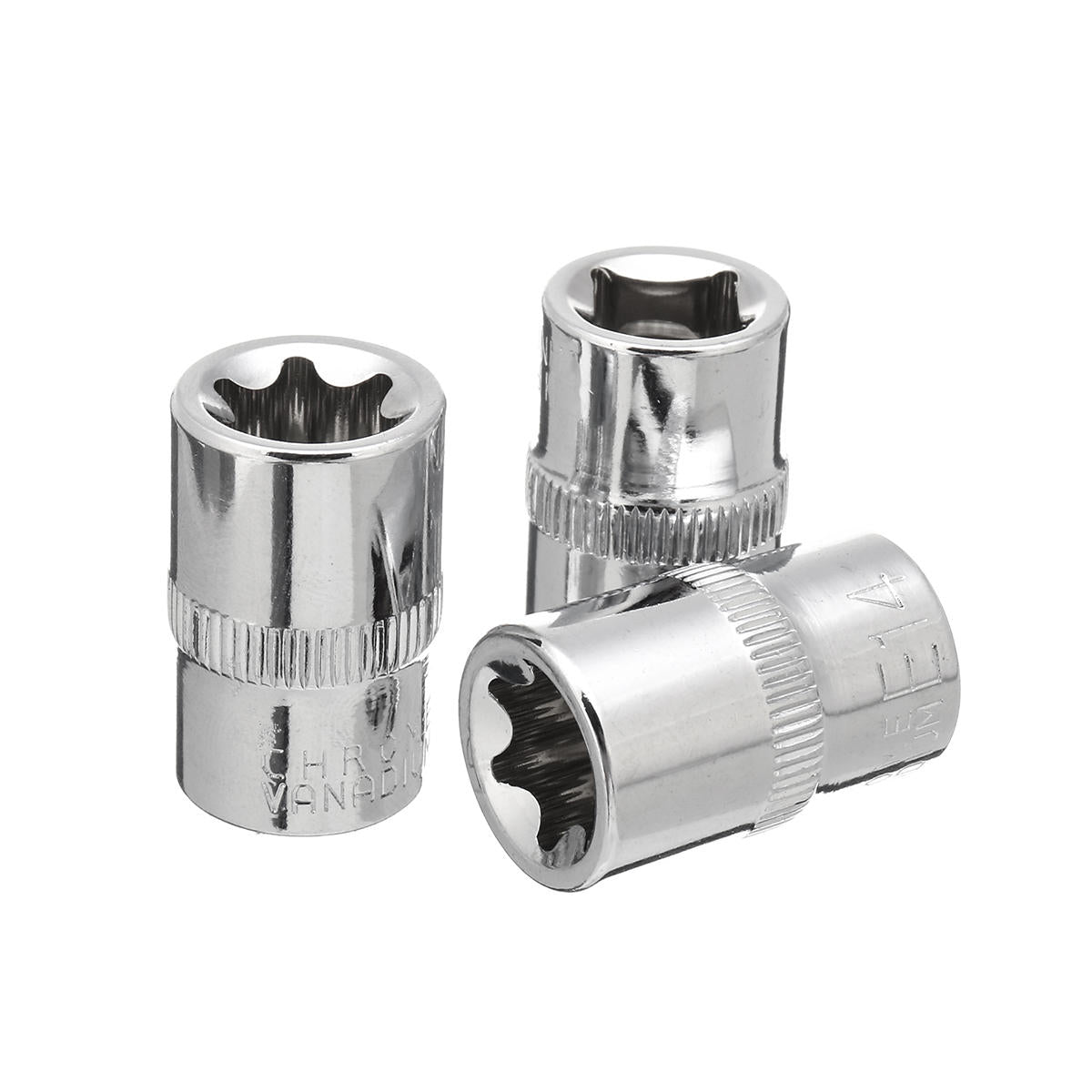5 stuks 3/8 inch driver socket set e star socket metaalbewerking huishoudelijke wrench sockets