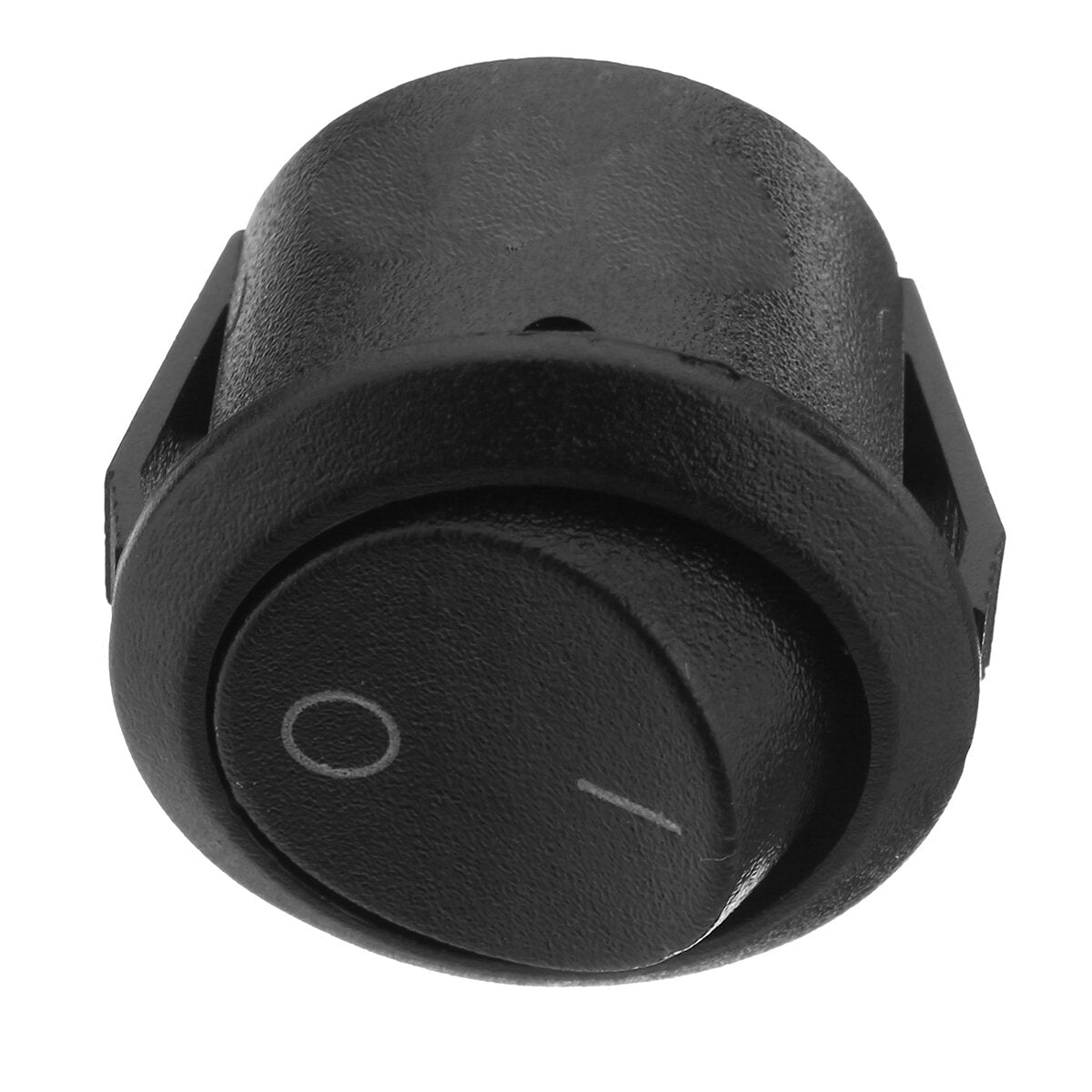 2 pin 3a / 250vac 6a / 125vac spst on-off ronde tuimelschakelaar zwart wit
