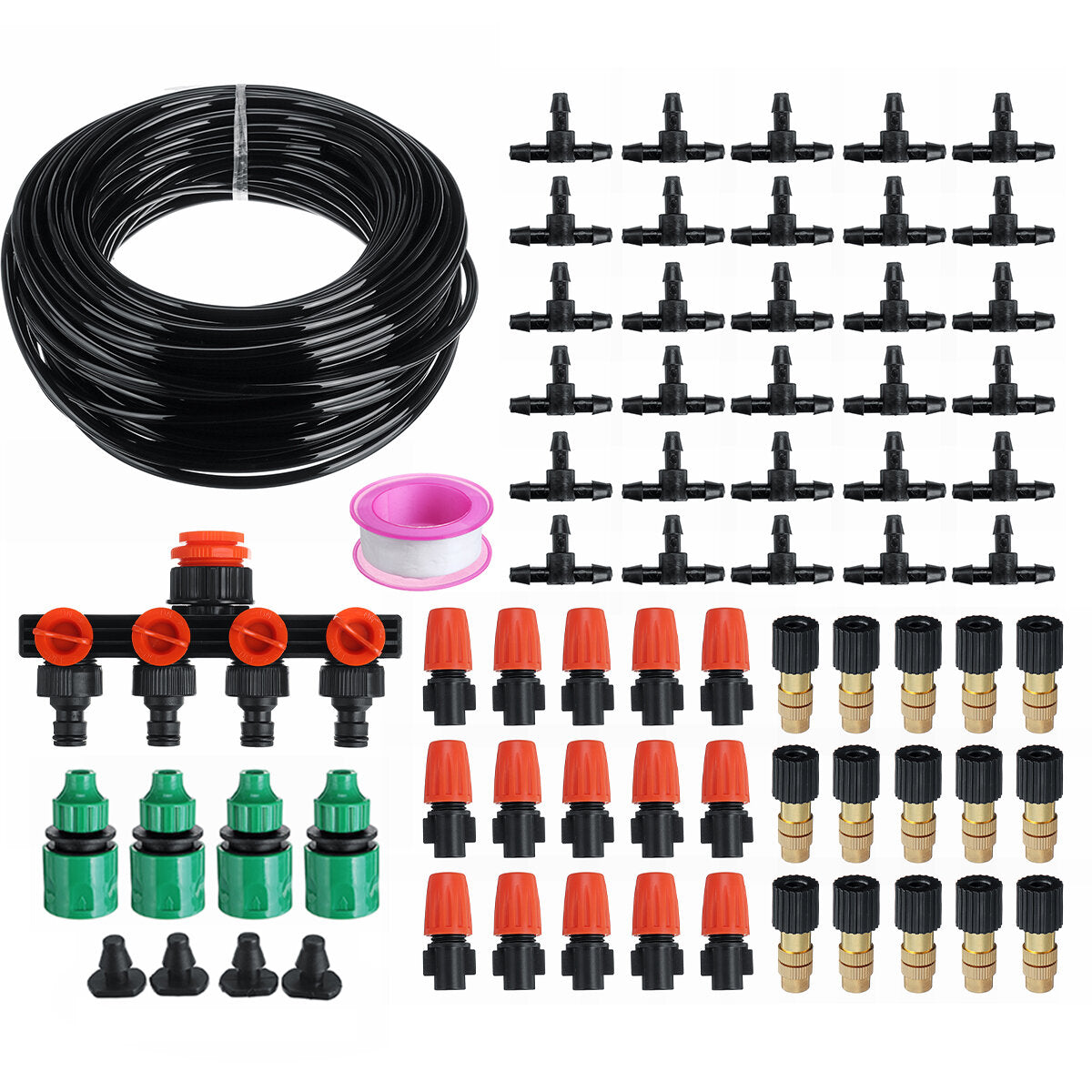 10-50m auto irrigatiesysteem waterslang planten tuin watering micro drip kit 10/20/30/40/50 meter