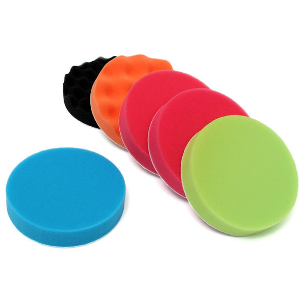 6 stuks 6 inch 150mm polijsten buffing pad kit voor car polisher