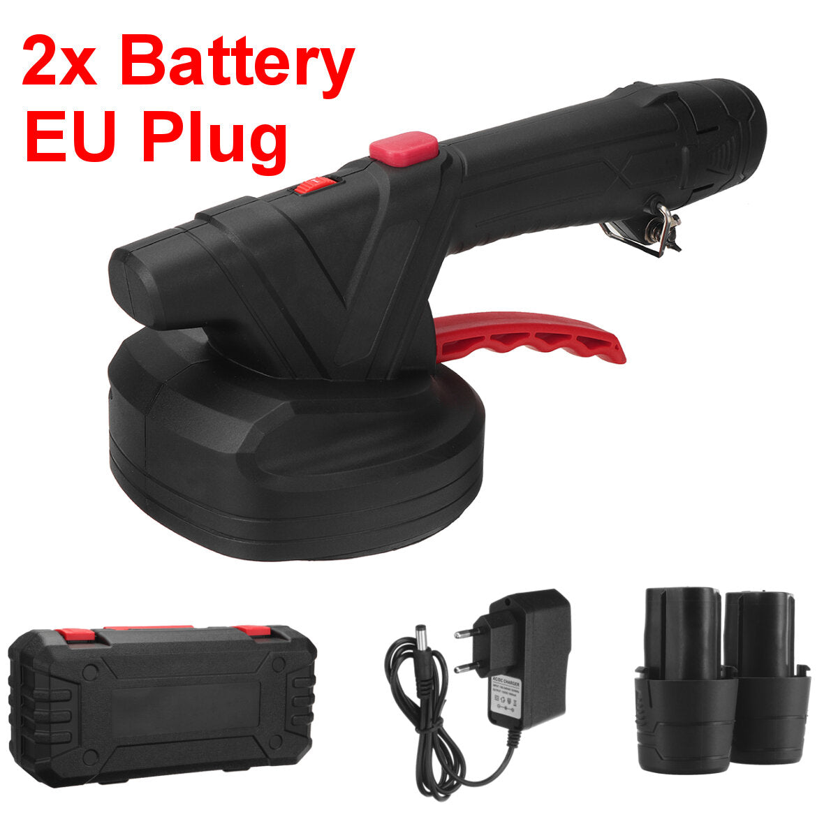 600w 1500mah elektrische tegelmachine sterke adsorptie 6 snelheden trillingstegel tegelzetter w / 1/2 batterij