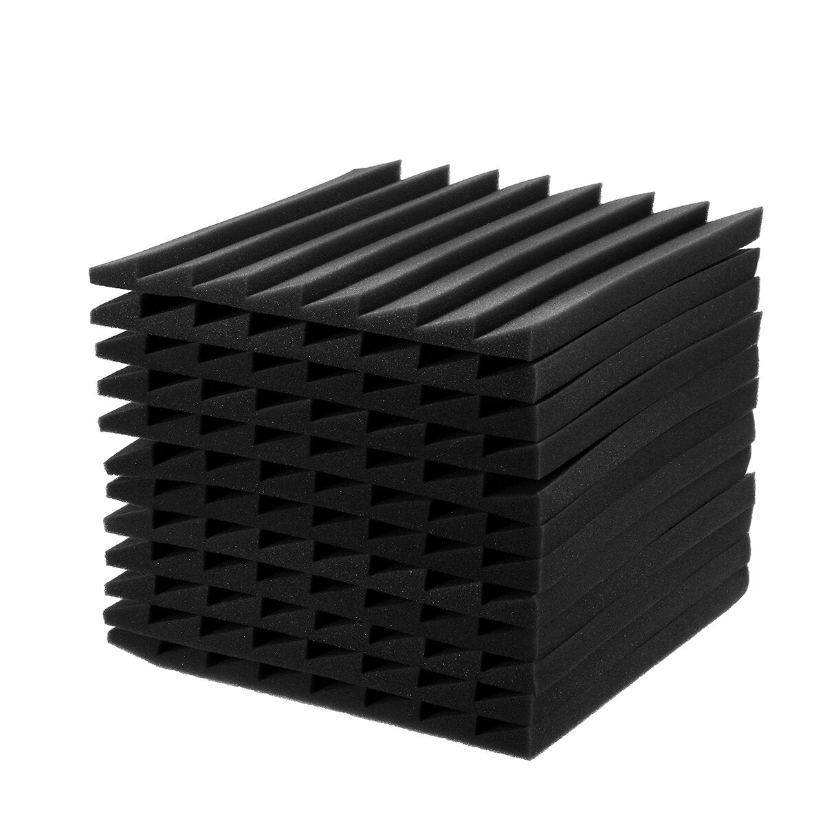 12 stuks 30x30x2.5 cm geluidsisolatie schuim akoestische wandpanelen studio geluiddicht schuim