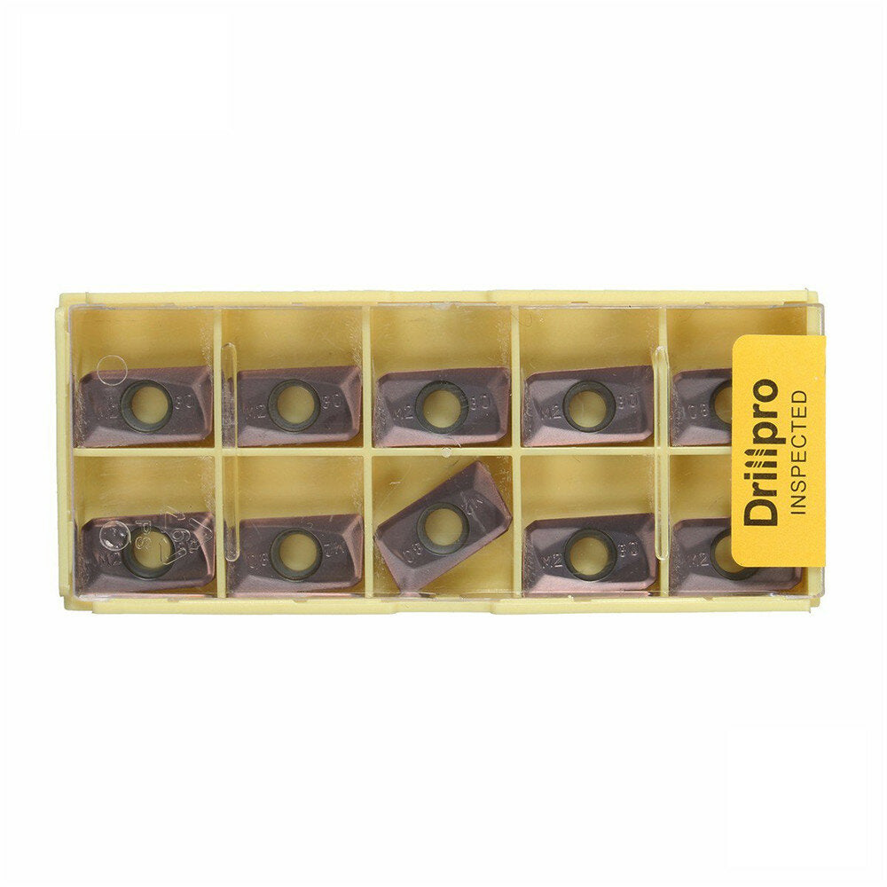 10 stuks apmt1604pder-m2 vp15tf 25r0.8 hardmetalen inserts voor mill cutter cnc tool draaigereedschap